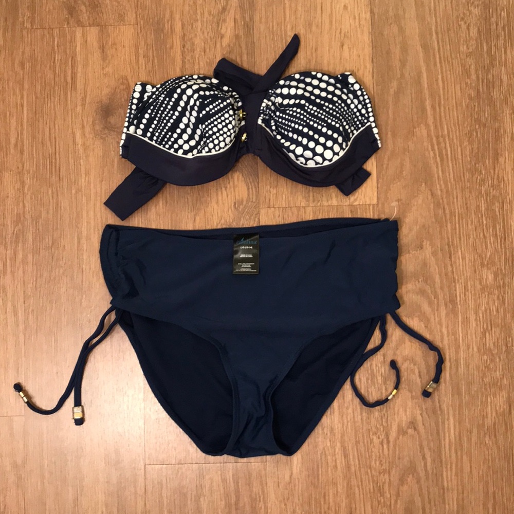 Catalina 2 piece swim suit size top 34/36 bottom L